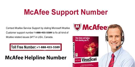 mcafee service hotline